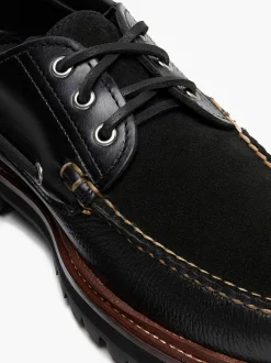 G.H.BASS 1876 Camp Moc Black Fashion