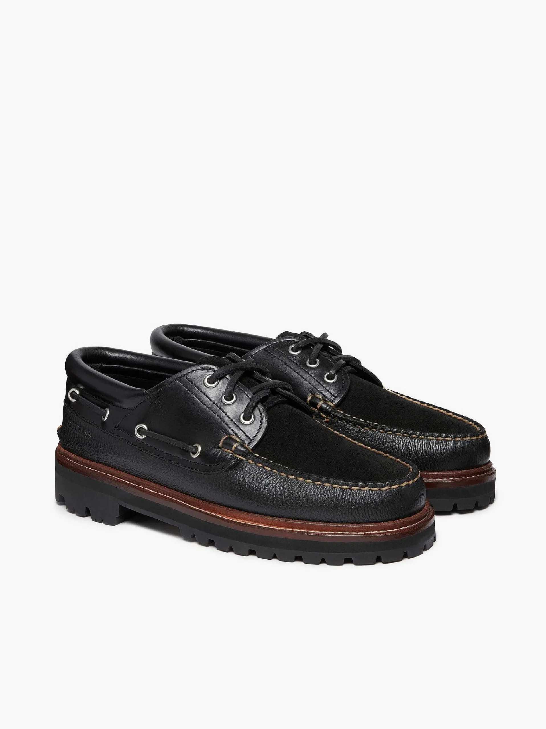 G.H.BASS 1876 Camp Moc Black Fashion