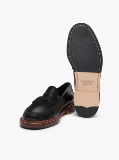 G.H.BASS 1876 Weejuns Larson Penny Loafers Black Online