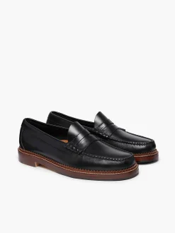 G.H.BASS 1876 Weejuns Larson Penny Loafers Black Online