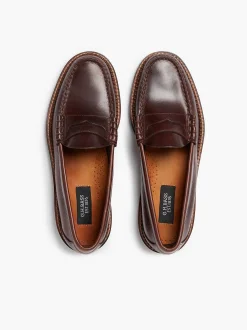 G.H.BASS 1876 Weejuns Larson Penny Loafers Brown Best