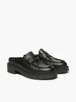 G.H.BASS Albany Ii Saddle Slides Black Sale