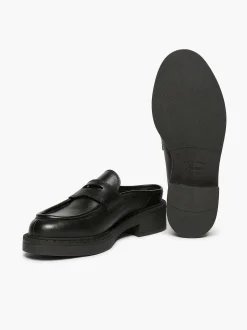 G.H.BASS Albany Ii Saddle Slides Black Sale