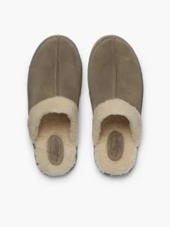 G.H.BASS Aspen Mule Slippers Light Grey Hot