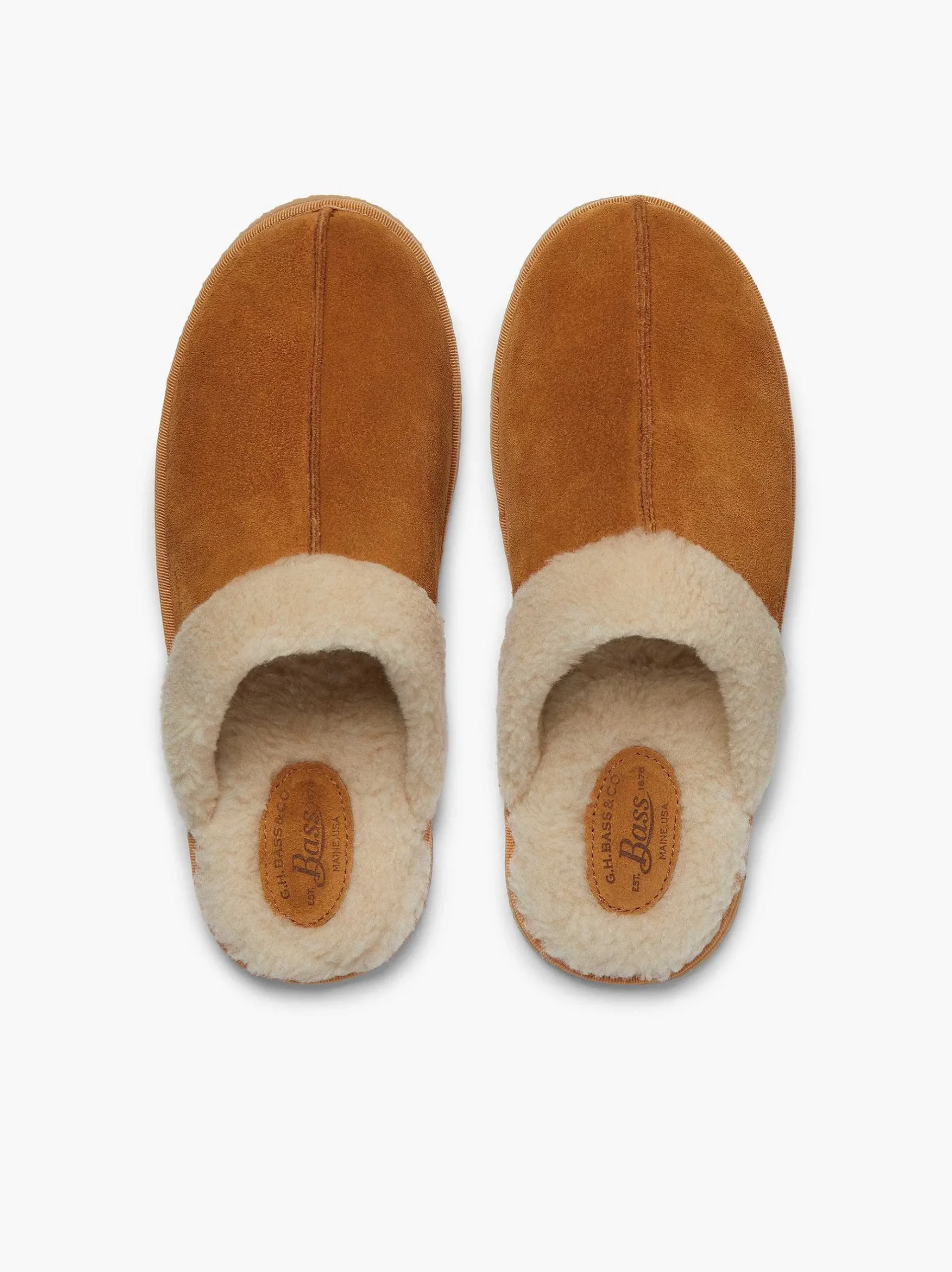 G.H.BASS Aspen Mule Slippers Chestnut Tan Discount