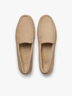 G.H.BASS Buffalo Moccasin Slippers Earth Nubuck Discount
