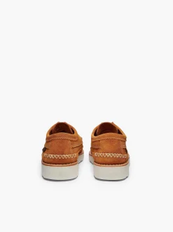 G.H.BASS Camp Moc Iii Lyndon 4-Eye Moccasin Tan Suede Cheap