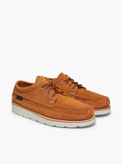 G.H.BASS Camp Moc Iii Lyndon 4-Eye Moccasin Tan Suede Cheap