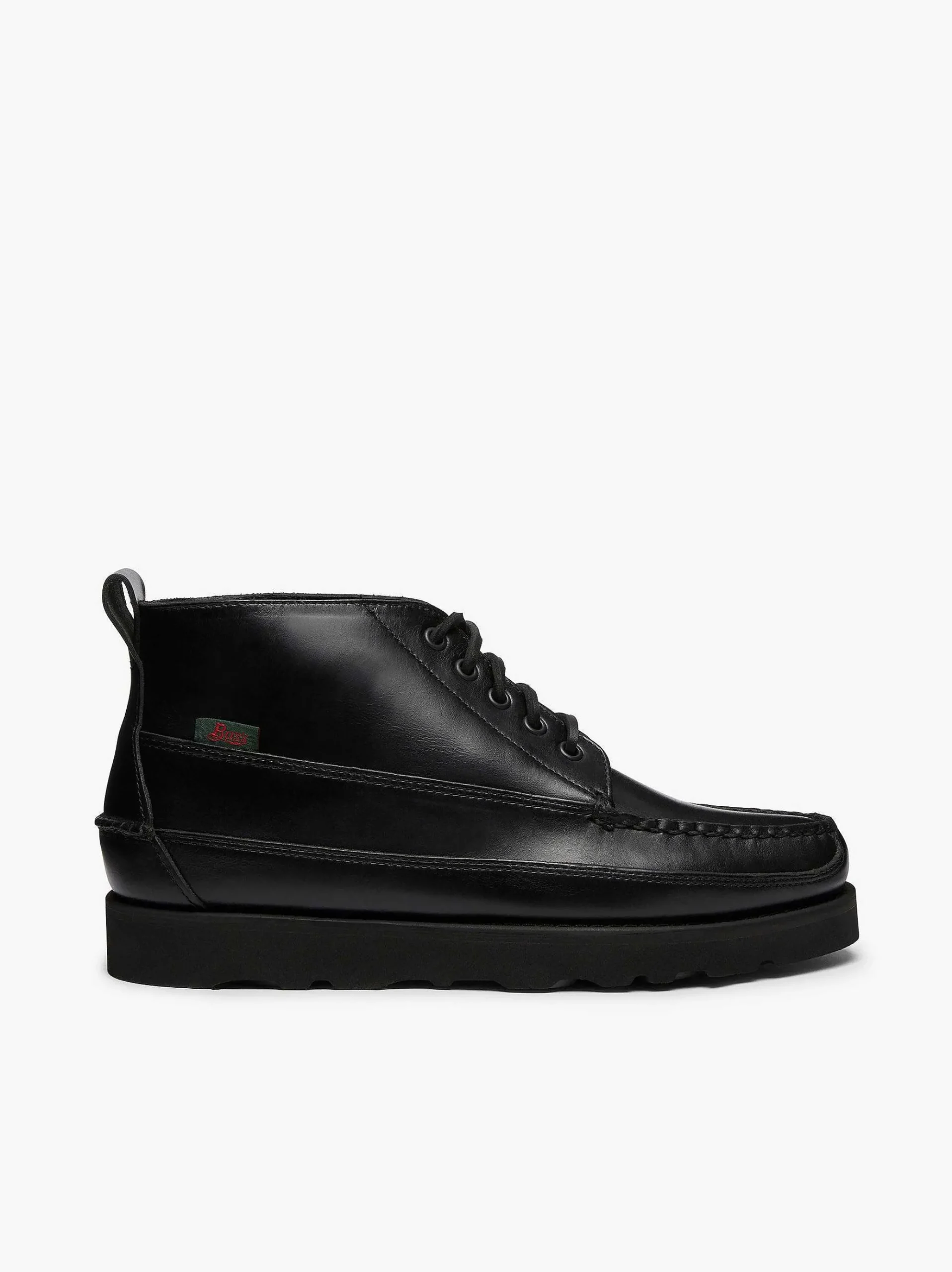 G.H.BASS Camp Moc Iii Ranger Boots Black Fashion