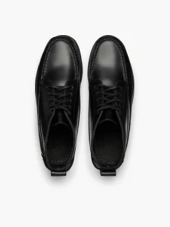 G.H.BASS Camp Moc Iii Ranger Boots Black Fashion
