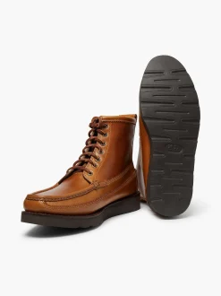 G.H.BASS Camp Moc Ranger Hi Boots Mid Brown Cheap