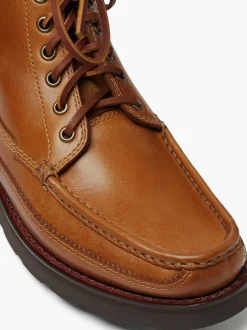 G.H.BASS Camp Moc Ranger Hi Boots Mid Brown Cheap