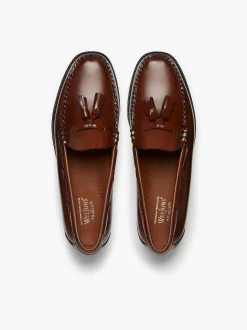 G.H.BASS Easy Weejuns Larkin Tassel Loafers Brown Discount