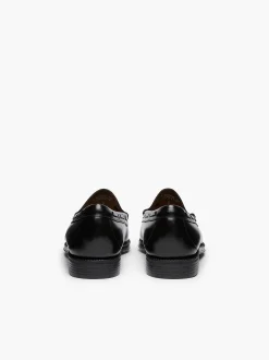 G.H.BASS Easy Weejuns Larkin Tassel Loafers Black Clearance