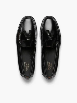 G.H.BASS Easy Weejuns Larkin Tassel Loafers Black Clearance
