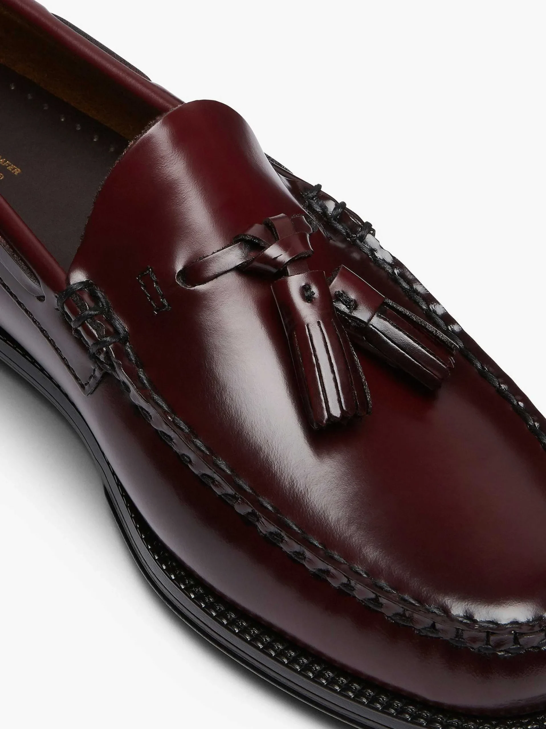 G.H.BASS Easy Weejuns Larkin Tassel Loafers Wine Sale