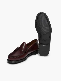G.H.BASS Easy Weejuns Larson Penny Loafers Wine Discount