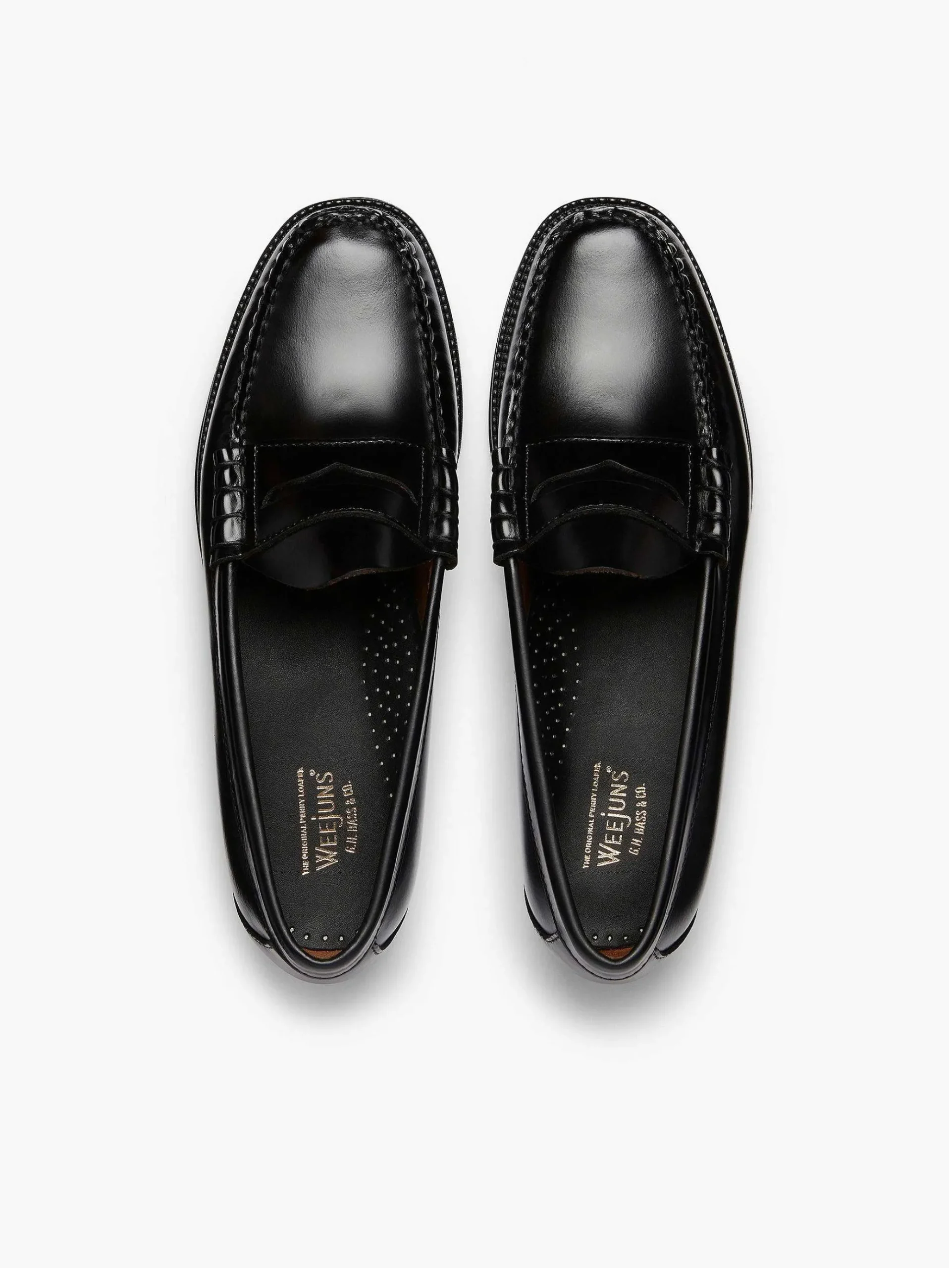 G.H.BASS Easy Weejuns Larson Penny Loafers Black Store