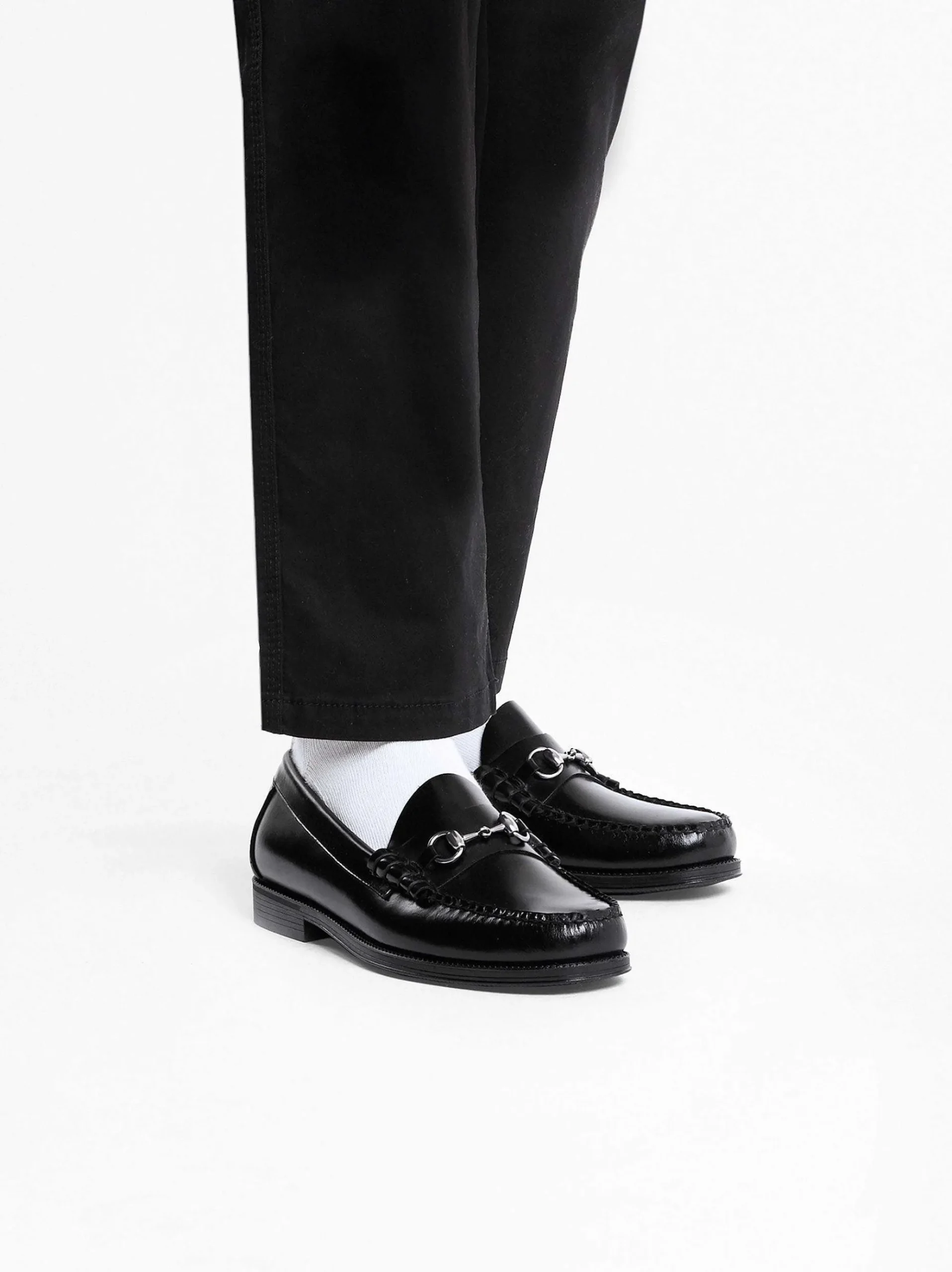 G.H.BASS Easy Weejuns Lincoln Penny Loafers Black Best