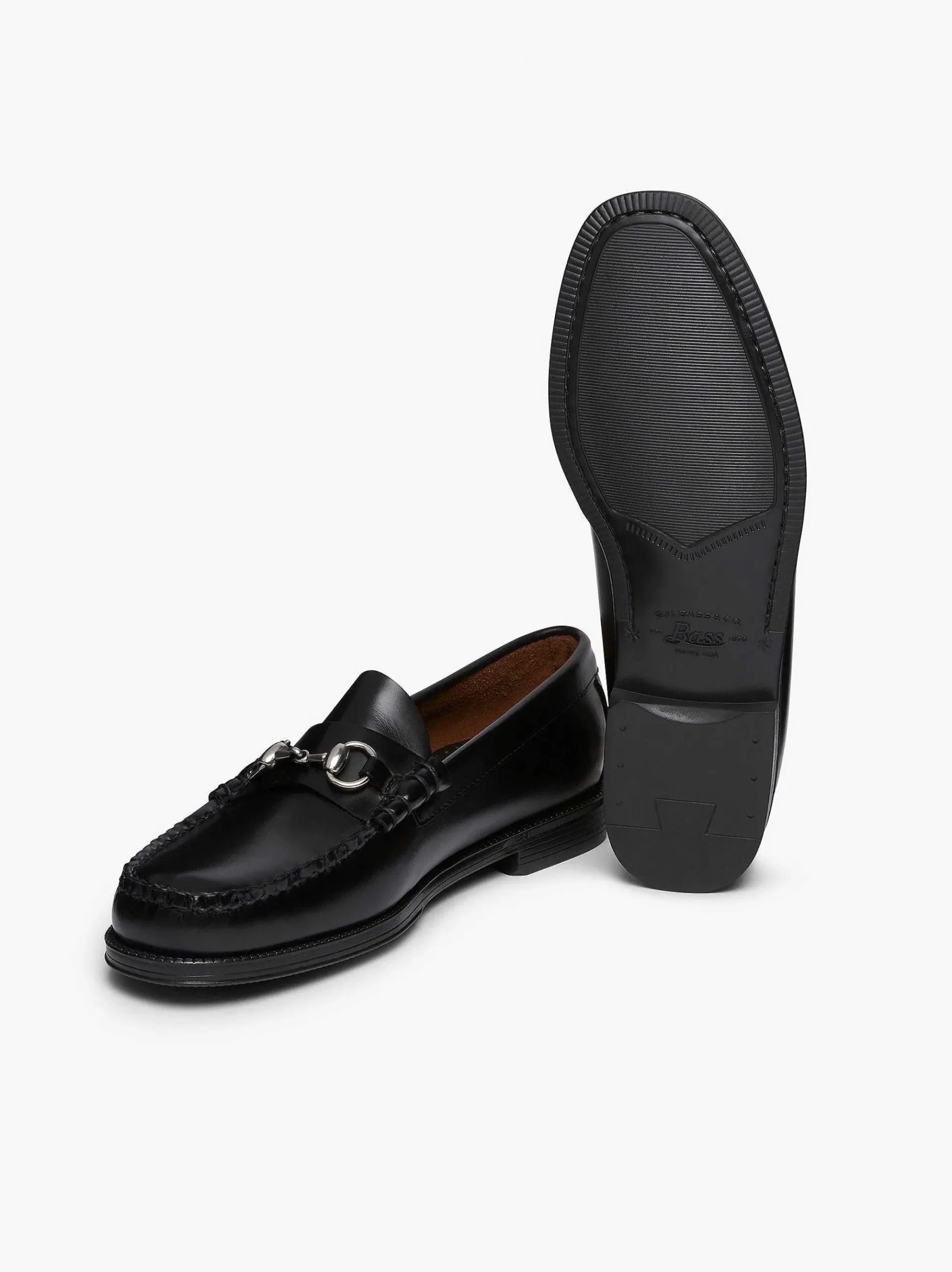 G.H.BASS Easy Weejuns Lincoln Penny Loafers Black Best