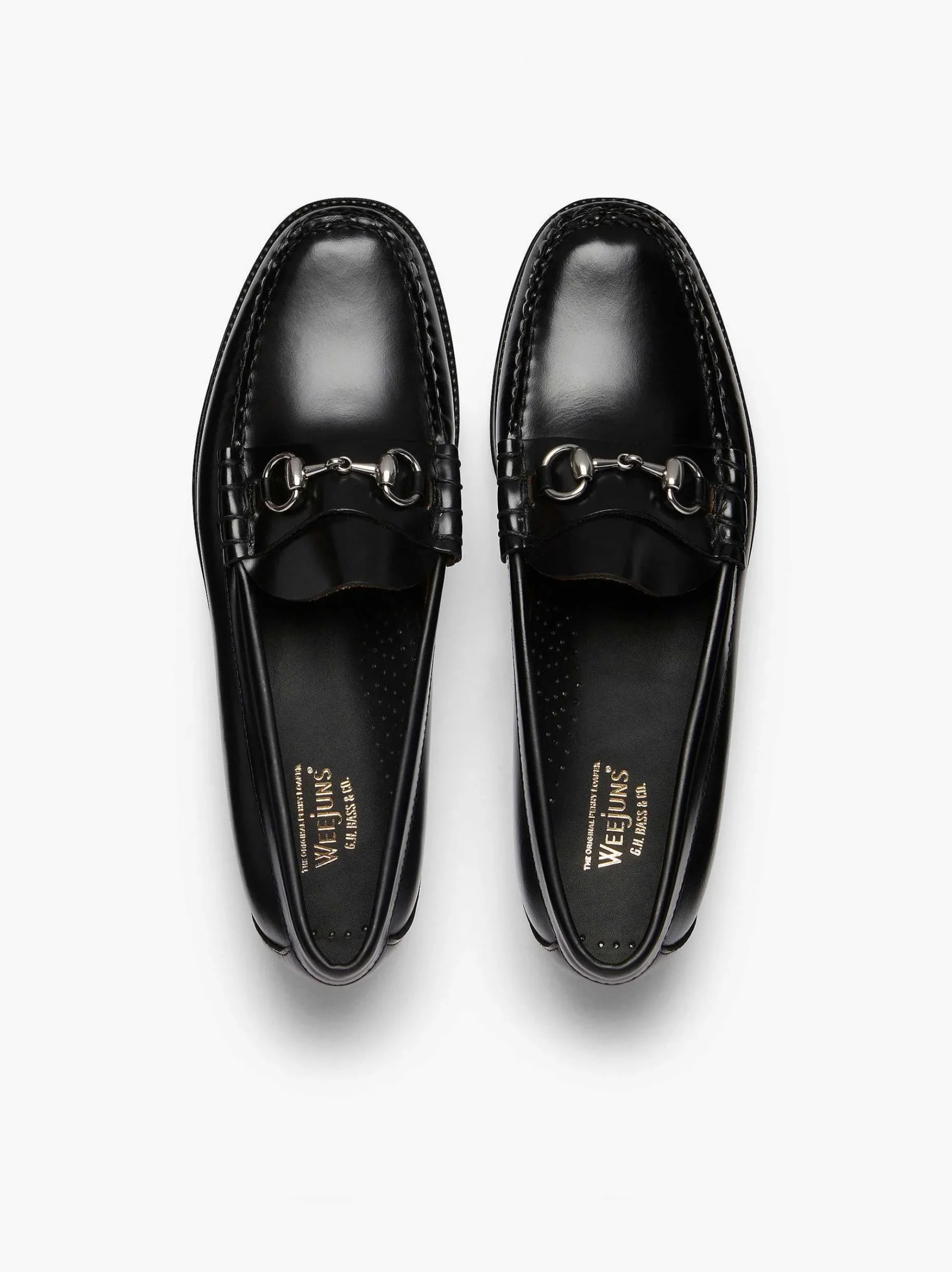 G.H.BASS Easy Weejuns Lincoln Penny Loafers Black Best