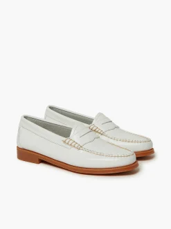 G.H.BASS Easy Weejuns Penny Loafers White Cheap