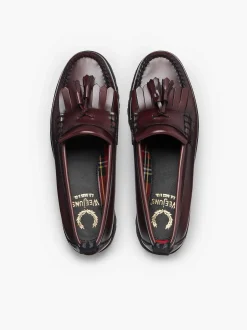 G.H.BASS G.H Bass X Fred Perry Weejuns 90S Kiltie Wine Best
