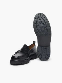 G.H.BASS G.H. Bass X Fred Perry Weejuns 90S Larson Penny Black Shop
