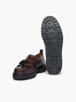 G.H.BASS X Fred Perry Weejuns 90S Layton Tassel Loafers Wine Cheap