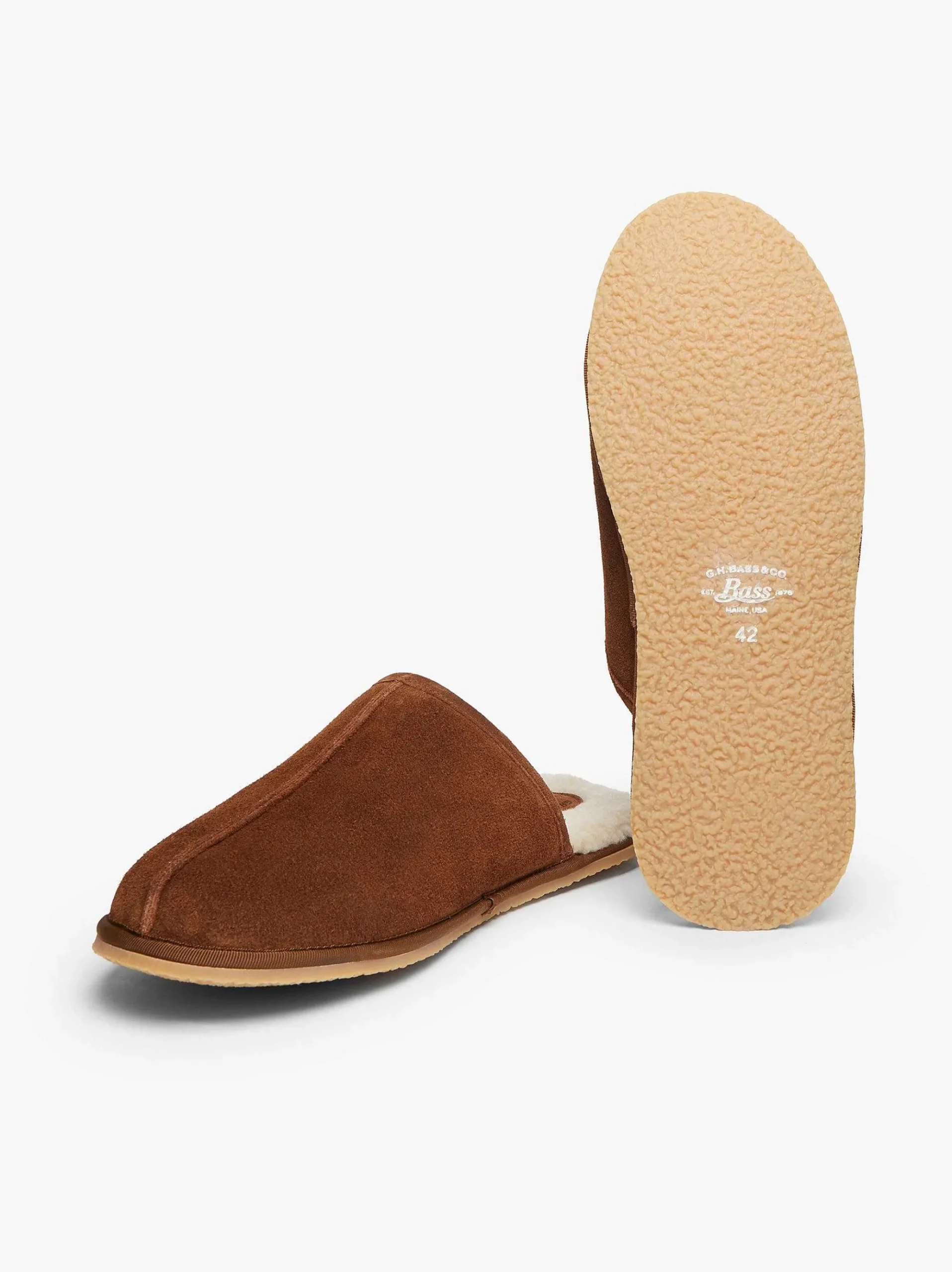 G.H.BASS Granby Mule Slippers Earth Nubuck Best Sale