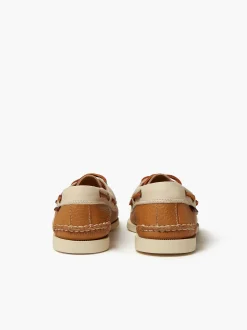 G.H.BASS Jetty Iii 2 Eye Boat Shoes Tan Clearance