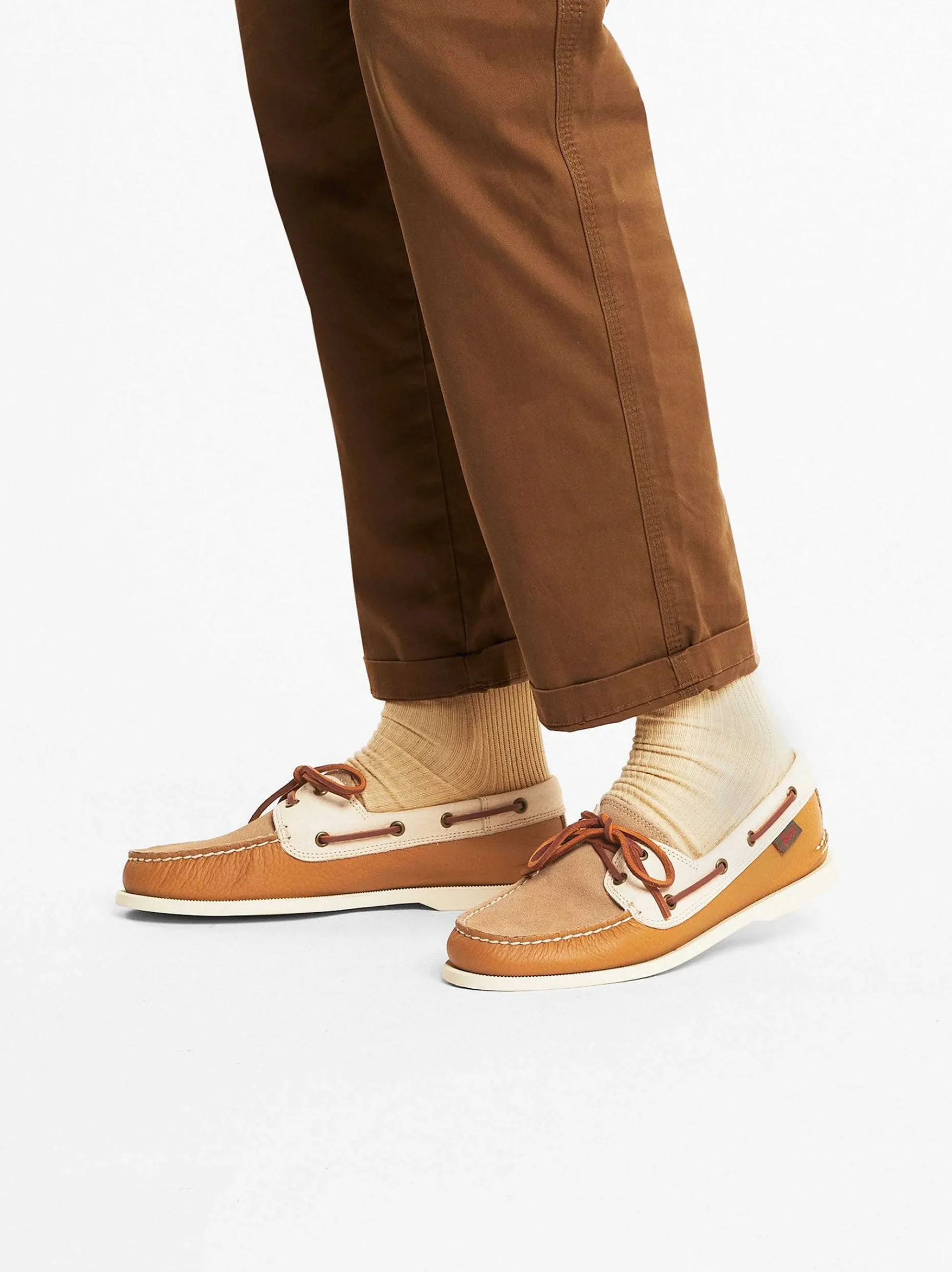 G.H.BASS Jetty Iii 2 Eye Boat Shoes Tan Clearance