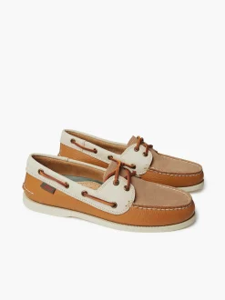 G.H.BASS Jetty Iii 2 Eye Boat Shoes Tan Clearance