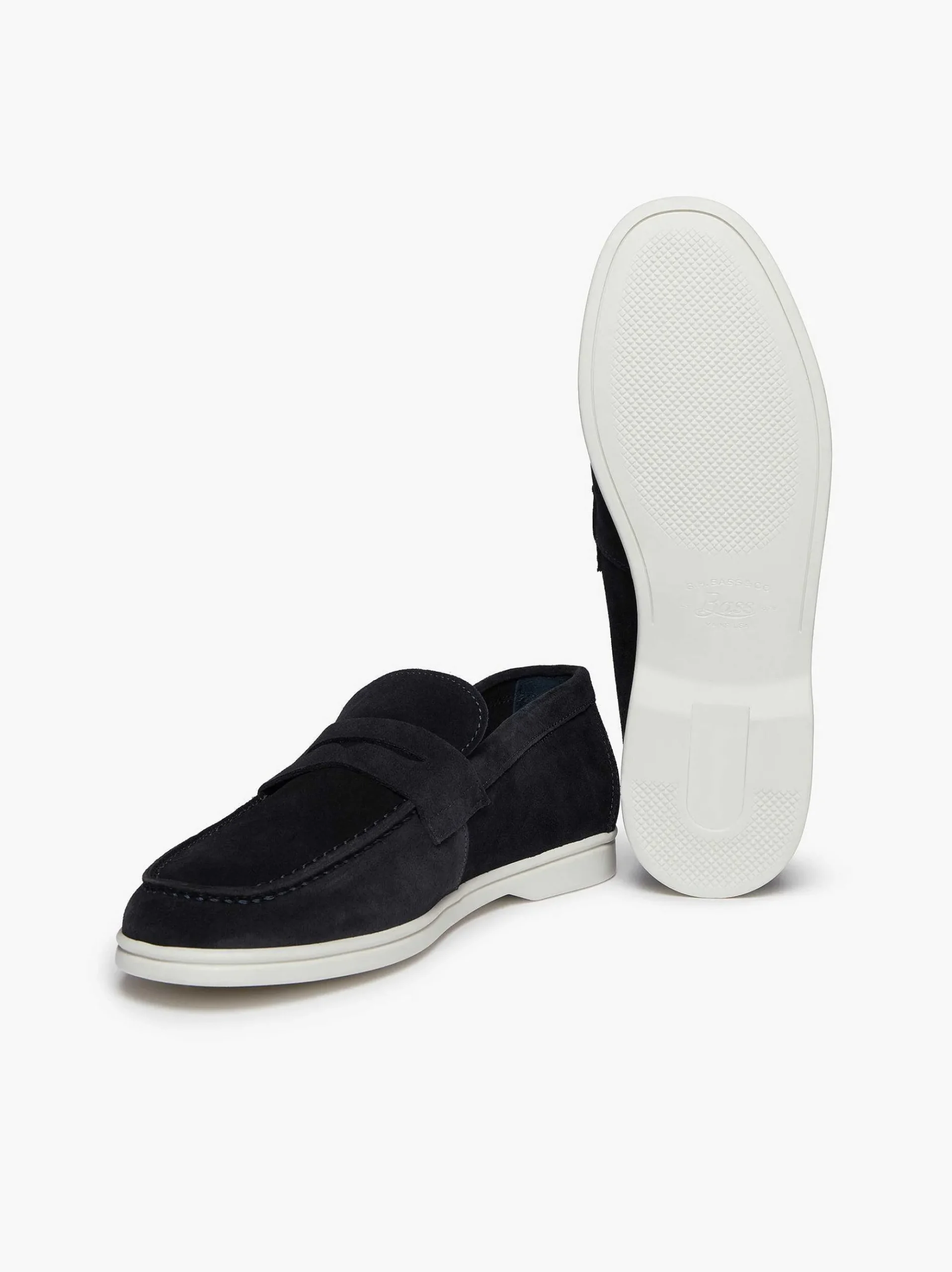 G.H.BASS Newport Penny Loafers Navy Outlet