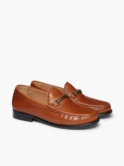 G.H.BASS Panama Lianna Saddle Bar Loafers Tan Cheap