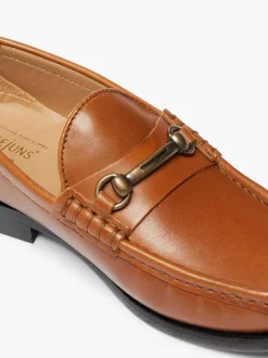 G.H.BASS Panama Lianna Saddle Bar Loafers Tan Cheap