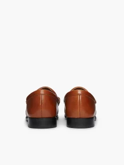 G.H.BASS Panama Lianna Saddle Bar Loafers Tan Cheap