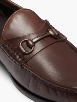 G.H.BASS Panama Lincoln Saddle Bar Loafers Brown Shop