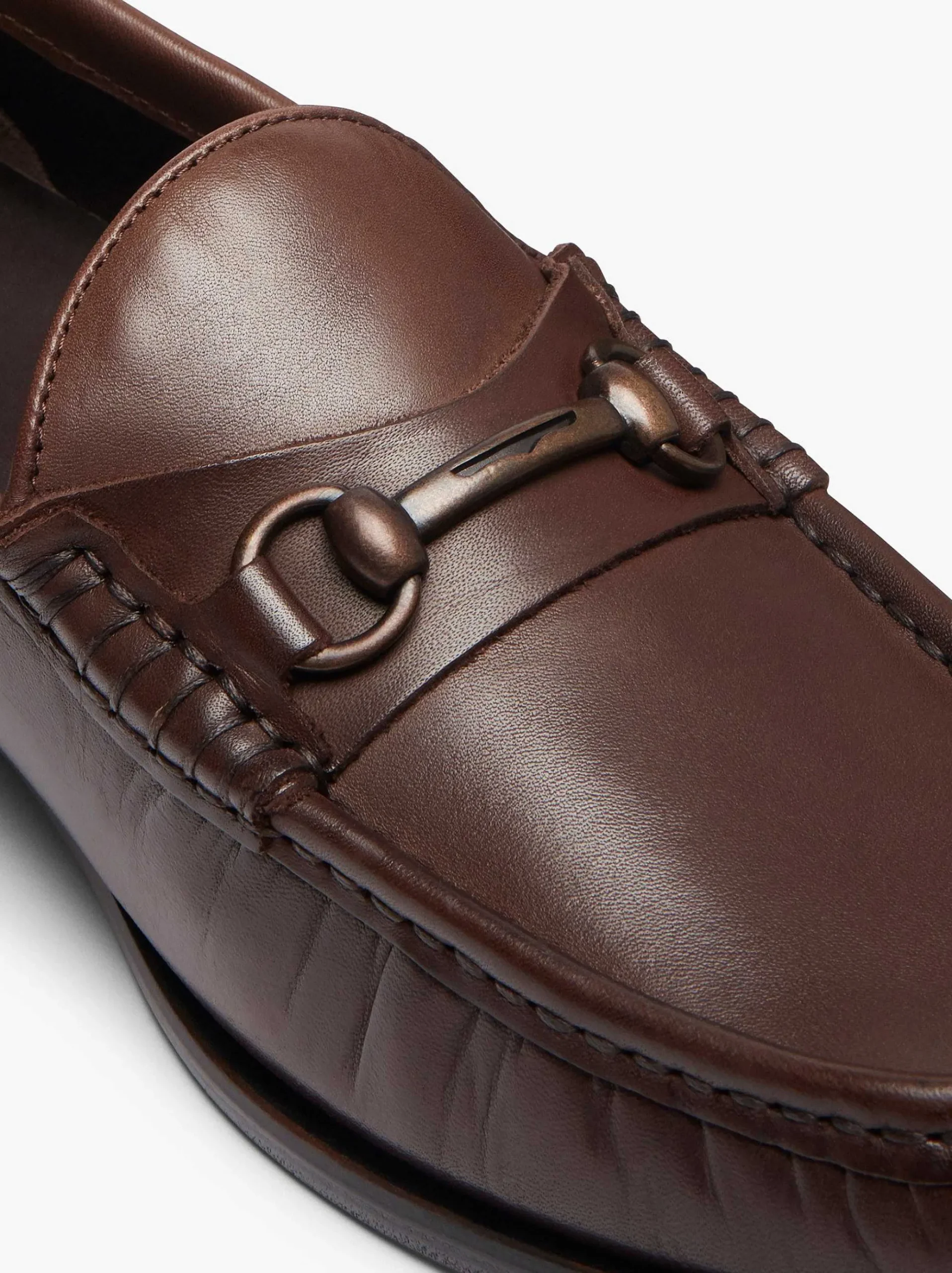 G.H.BASS Panama Lincoln Saddle Bar Loafers Brown Shop