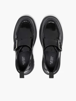 G.H.BASS Platform Lug Derby Black Flash Sale