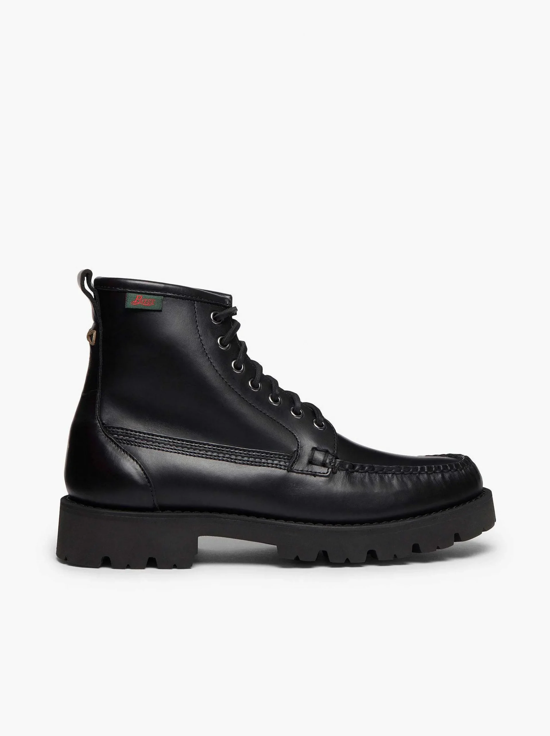 G.H.BASS Ranger Moc Harris Boots Black Shop
