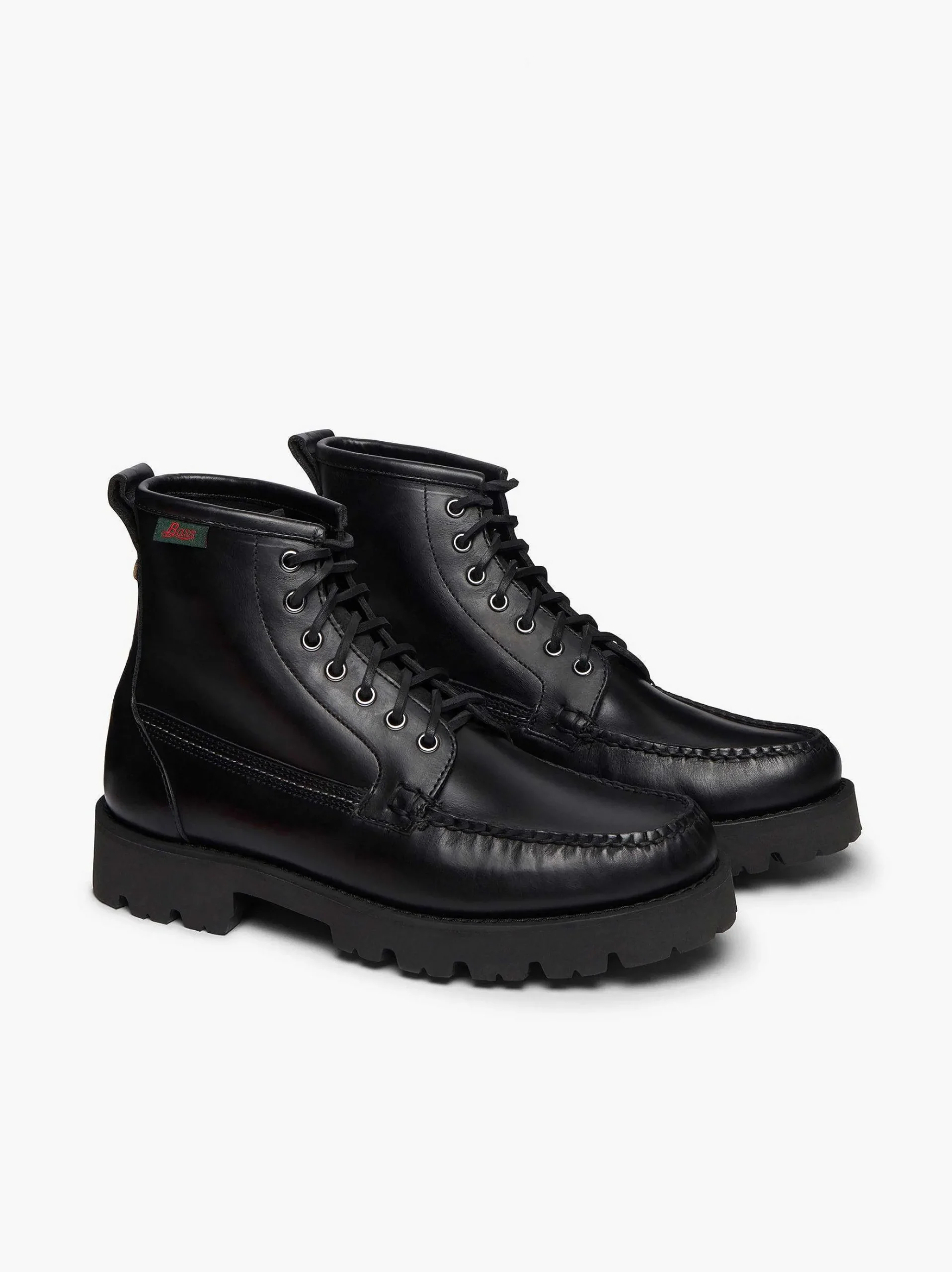 G.H.BASS Ranger Moc Harris Boots Black Shop