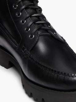 G.H.BASS Ranger Moc Harris Boots Black Shop