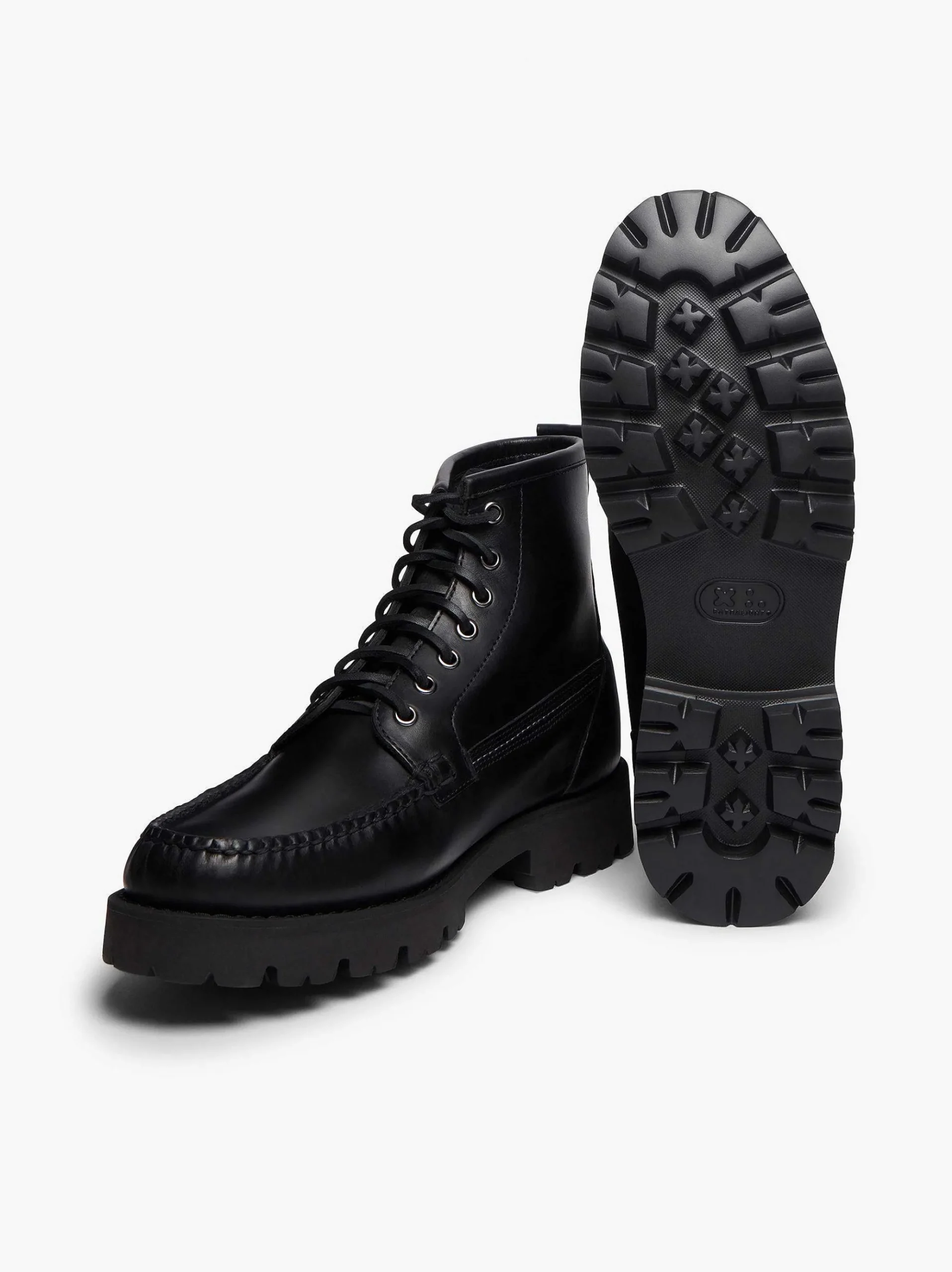 G.H.BASS Ranger Moc Harris Boots Black Shop