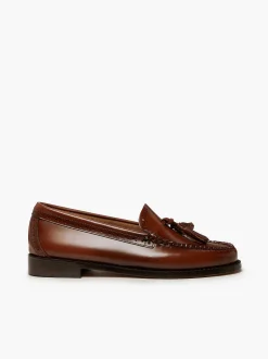 G.H.BASS Weejuns Estelle Brogue Tassel Loafers Cognac Cheap