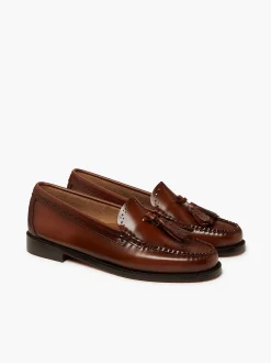 G.H.BASS Weejuns Estelle Brogue Tassel Loafers Cognac Cheap