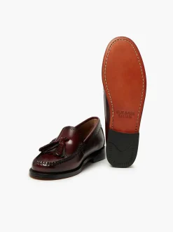 G.H.BASS Weejuns Estelle Brogue Tassel Loafers Wine Shop