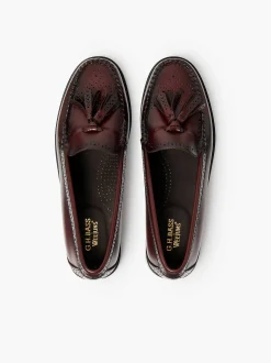 G.H.BASS Weejuns Estelle Brogue Tassel Loafers Wine Shop
