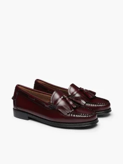 G.H.BASS Weejuns Esther Kiltie Tassel Loafers Wine Outlet