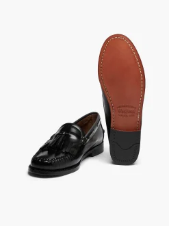 G.H.BASS Weejuns Esther Kiltie Tassel Loafers Black Cheap